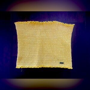 Hollister yellow tube top